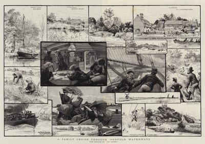Rodzinny rejs po drogach wodnych Norfolk autorstwa Charles J. Staniland